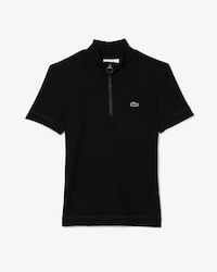 Women's Slim Fit High Zip Neck Polo