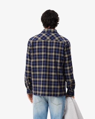 Men's Oversized Checkered Overshirt