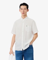 Men's Short Sleeve Linen Shirt