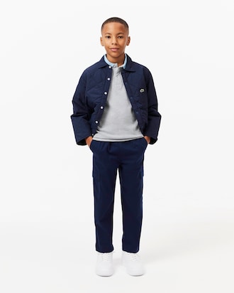 Kids' Colorblock Piqué Polo