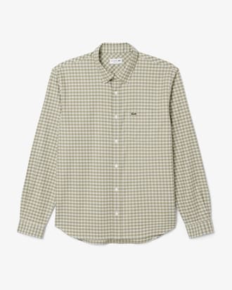Men's Regular Fit Stretch Plaid Shirt