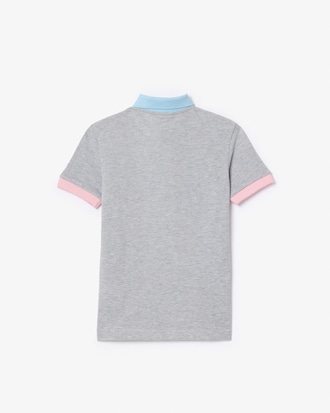 Kids' Colorblock Piqué Polo