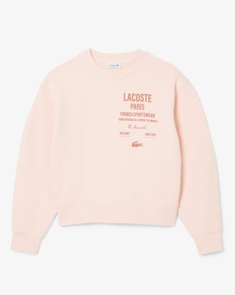 Women's Oversized Pleated Print Sweatshirt