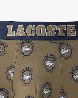 Men's Printed Stretch Cotton Boxer Briefs