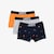 Navy Blue / White / Grey Chine / Orange