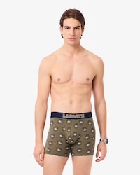 Men's Printed Stretch Cotton Boxer Briefs