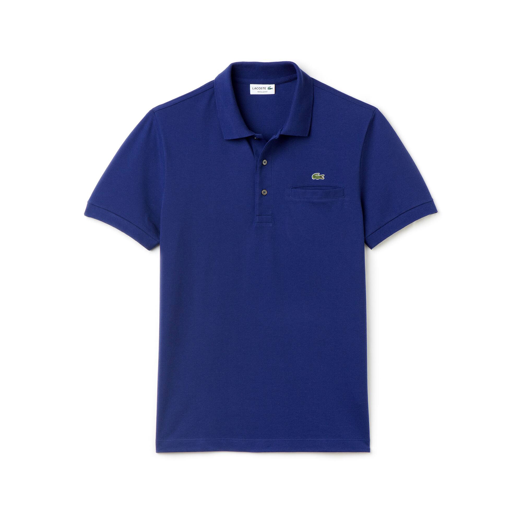 Men's Regular Piqué Pocket Polo