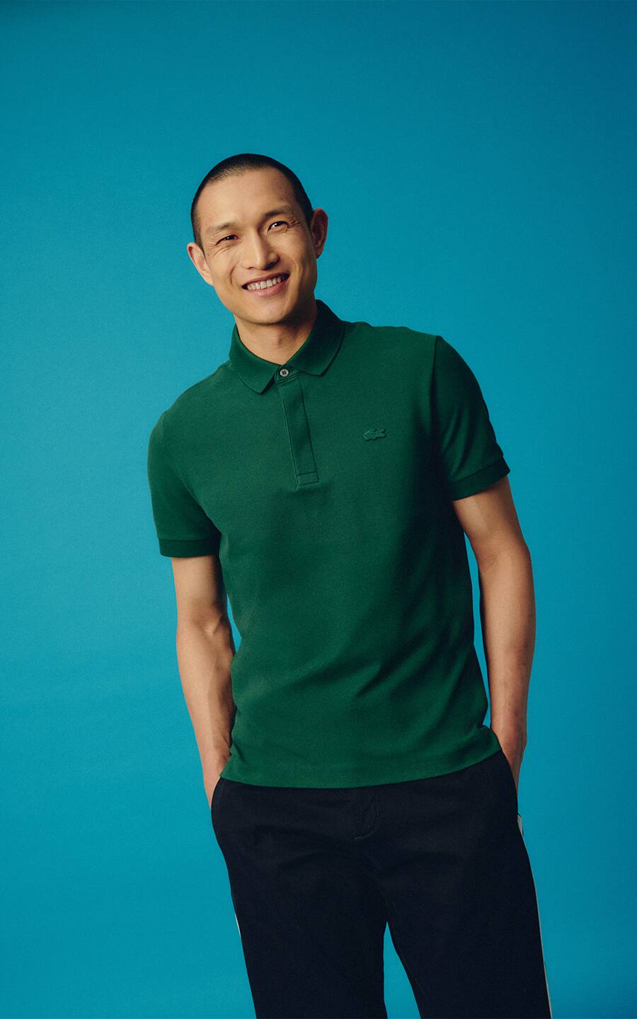 トップス nonnative LACOSTE No Collar Polo Shirts $_57.JPG?set_id=8800005007