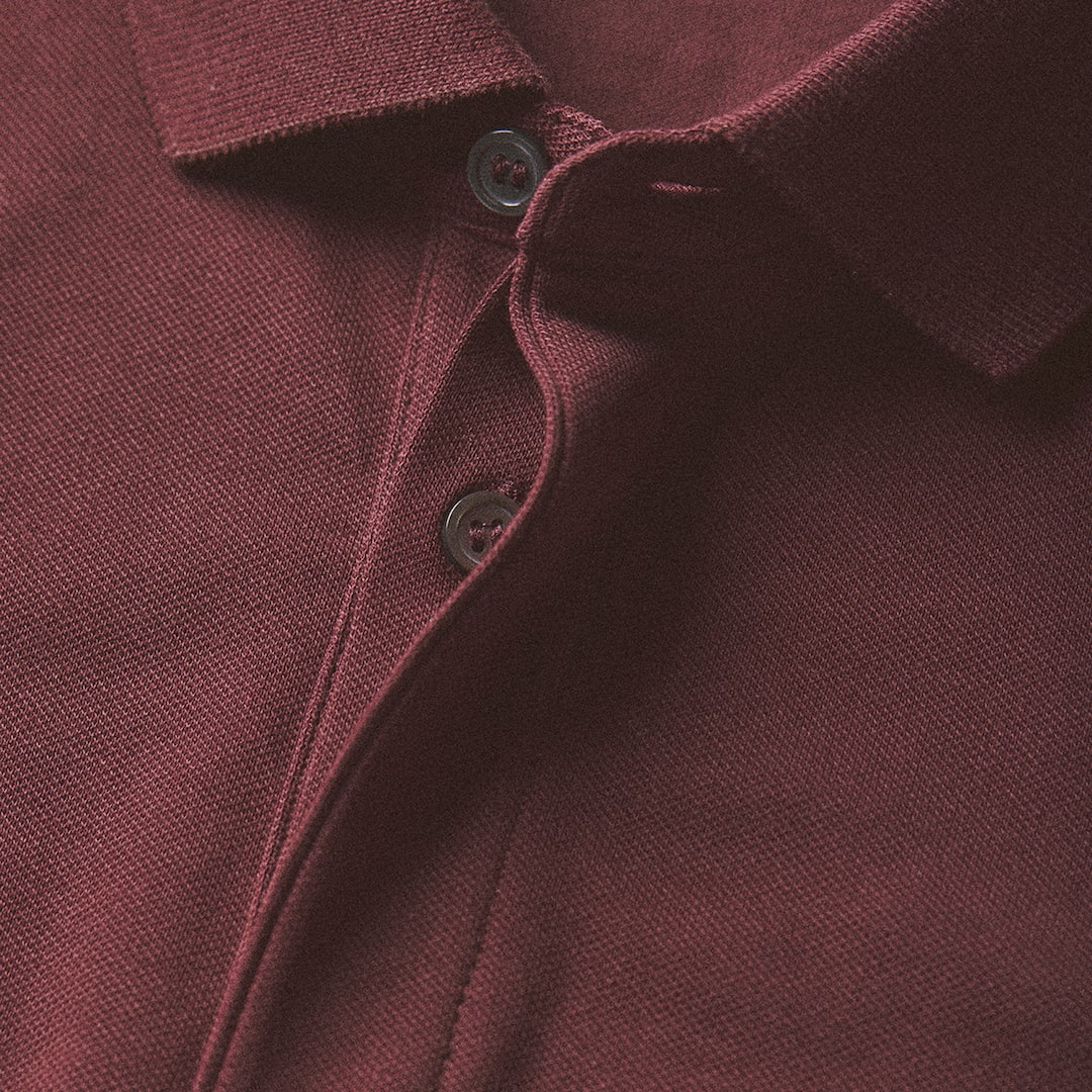 Men's Regular Fit Paris Stretch Piqué Polo
