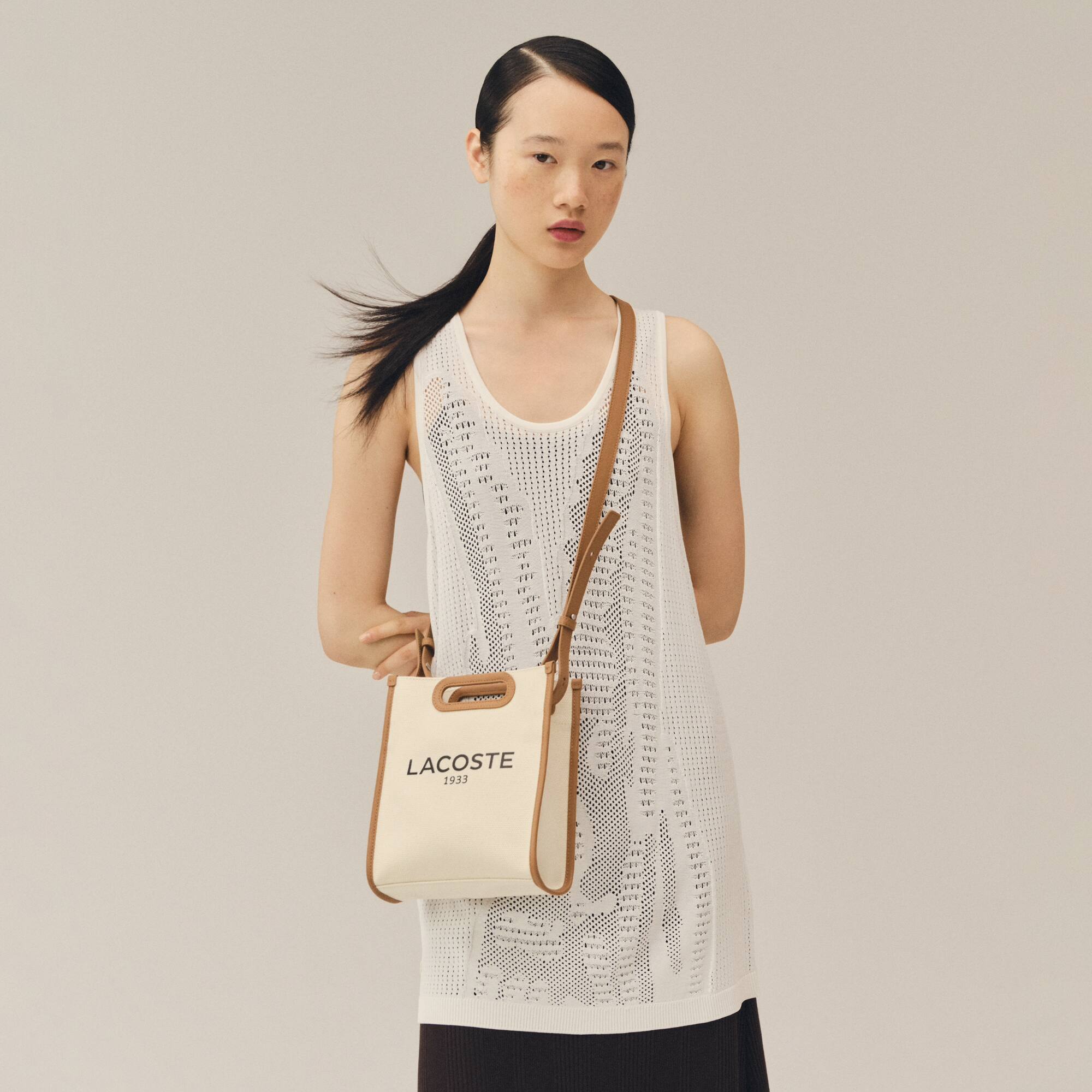 Heritage Canvas Flap Close Satchel - Bags - New In 2026 | Lacoste