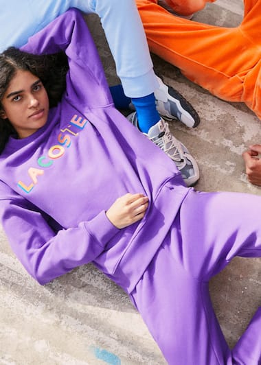 Dress with large blue and green checks