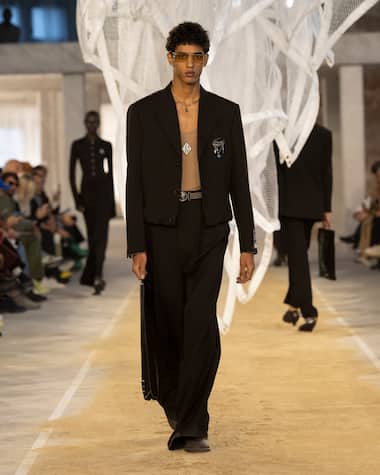 Look del desfile Lacoste FW24