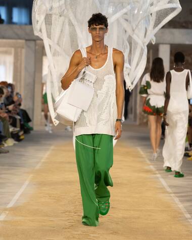 Look del desfile Lacoste FW24