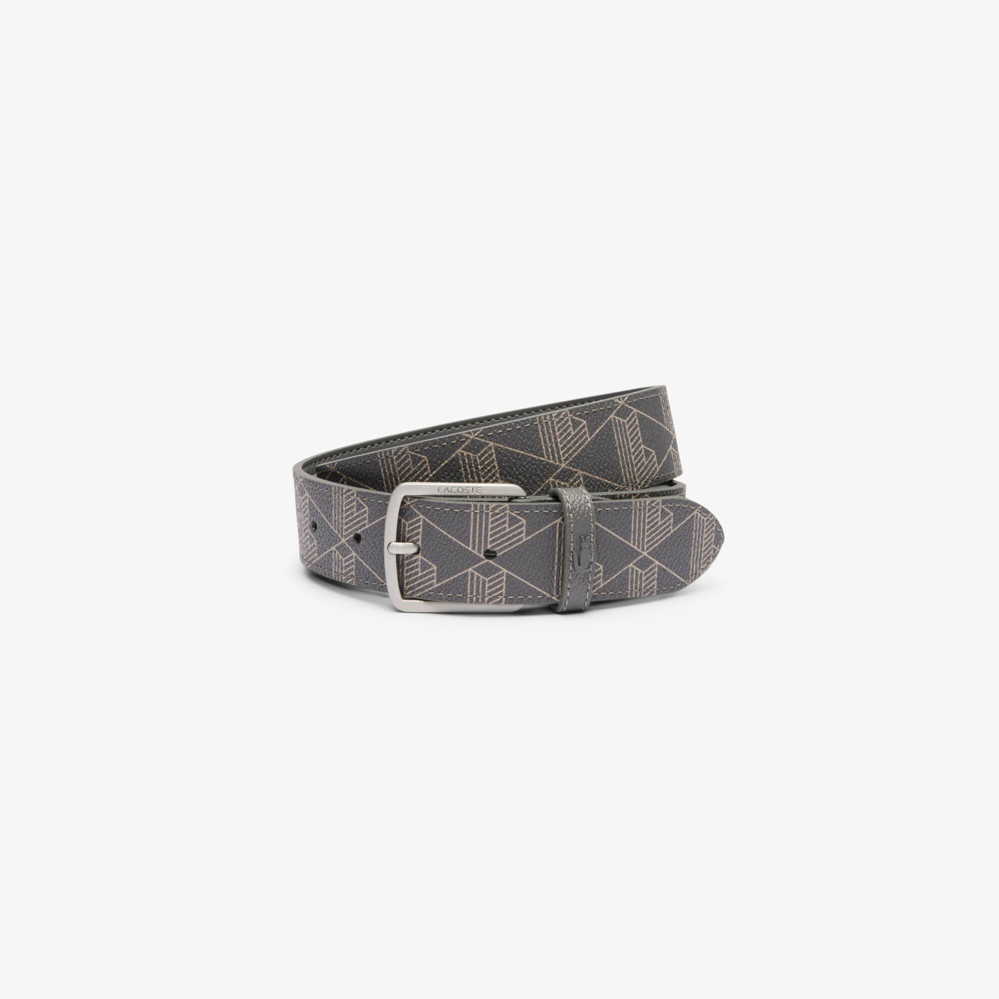 ベルト Lacoste Men's Monogram Leather Belt Men's Monogram Leather Belt - Belts - New In 2025 | Lacoste