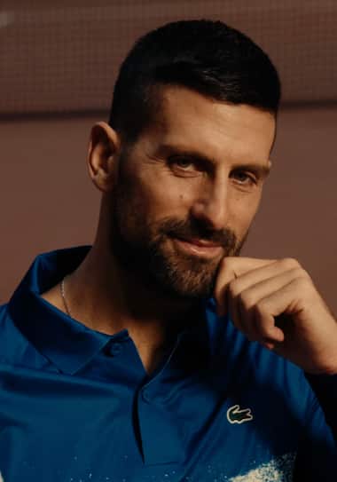 Novak's polo shirt