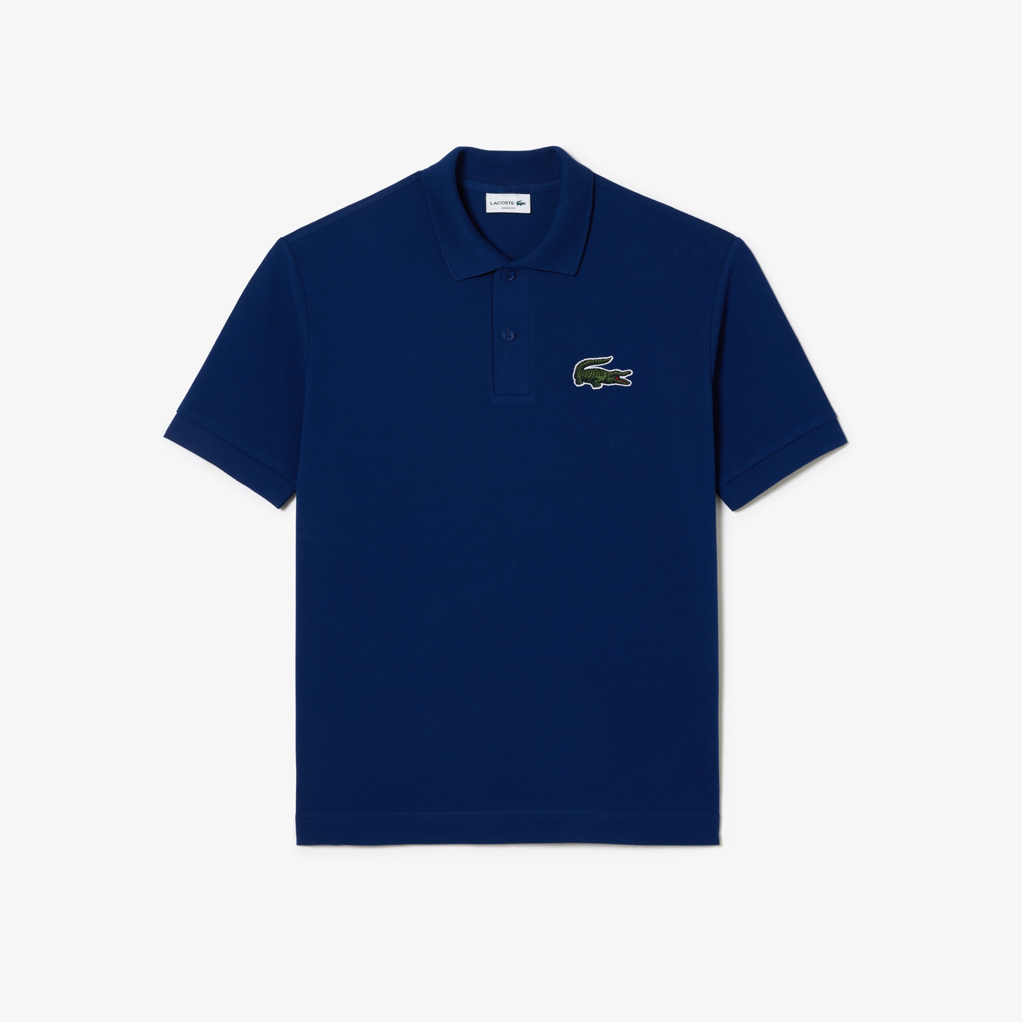 【LACOSTE】★韓国人気★OPENNECK POLO TSHIET★正規品★ Buy Original Ultra Dry Print Branding Sport Polo Shirt