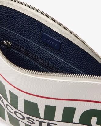 Pochette Anna avec imprim&eacute; Tennis en toile enduite