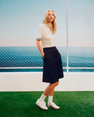 Women&rsquo;s Club-Low Leather Sneakers