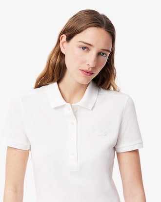 Women's Slim Fit Stretch Mini Piqué Polo Dress