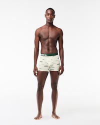 Men's Stretch Cotton Print Boxer Briefs 3-Pack