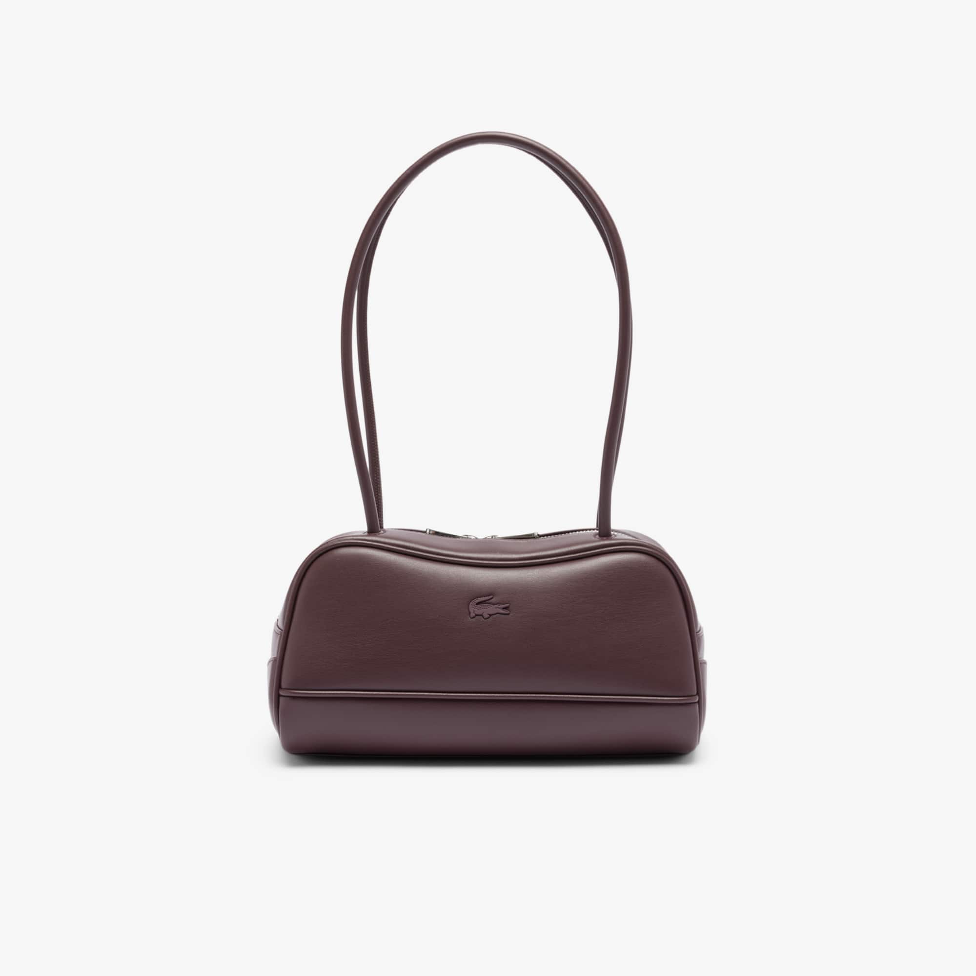 Lacoste Lora Leather Shoulder Bag - One Size In Brown