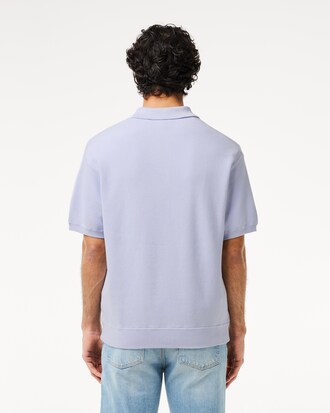 Men's Relaxed Fit Cotton Polo Sweater