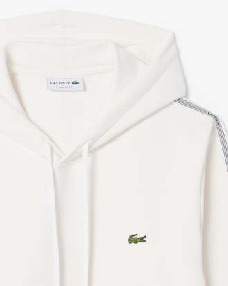 Logo Stripe Zipped Hoodie