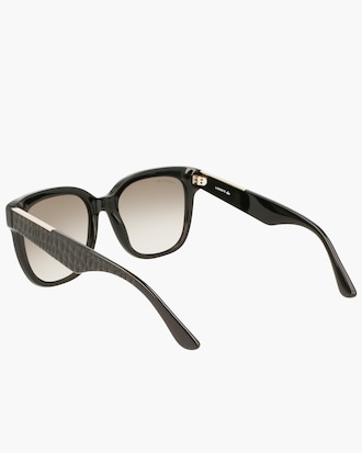 Lentes De Sol Rectangulares De Piel De Cocodrilo De Acetato Para Mujer