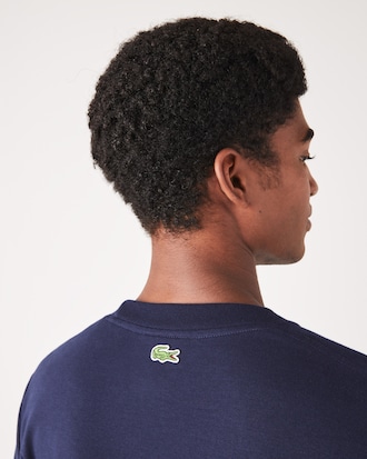 Men's Relaxed Fit Branded Cotton T-Shirt