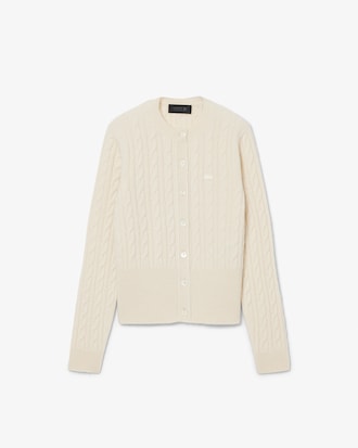 Runway Cashmere Cable Knit Cardigan
