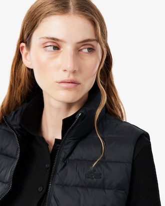 Water-Repellent Quilted Down Vest