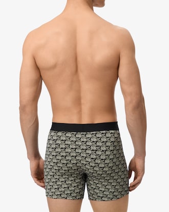 Men's Printed Stretch Cotton Boxer Briefs