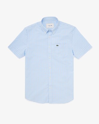 Men's Regular Fit Gingham Poplin Shirt