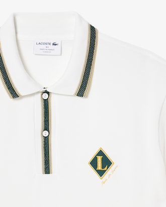 Classic Fit French Made Badge Accent Polo Shirt