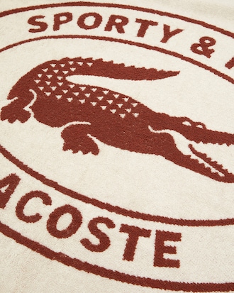 Lacoste x Sporty & Rich Beach Towel