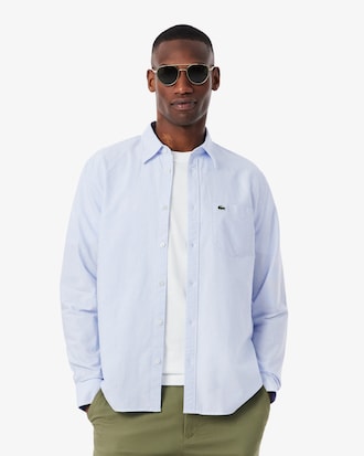 Men's Regular Fit Striped Oxford Shirt