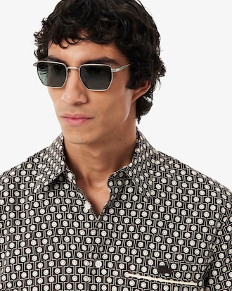 Regular Fit Printed Cotton Shirt