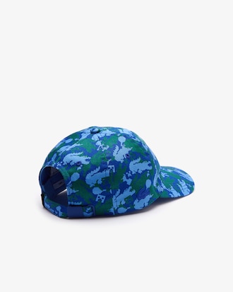 Casquette Gar&ccedil;on Lacoste x Minecraft en coton biologique imprim&eacute;