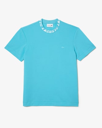 Men's Regular Fit Branded Collar T-Shirt