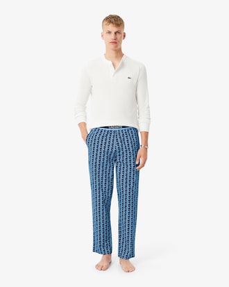 Men's Monogram Poplin Pajama Pants