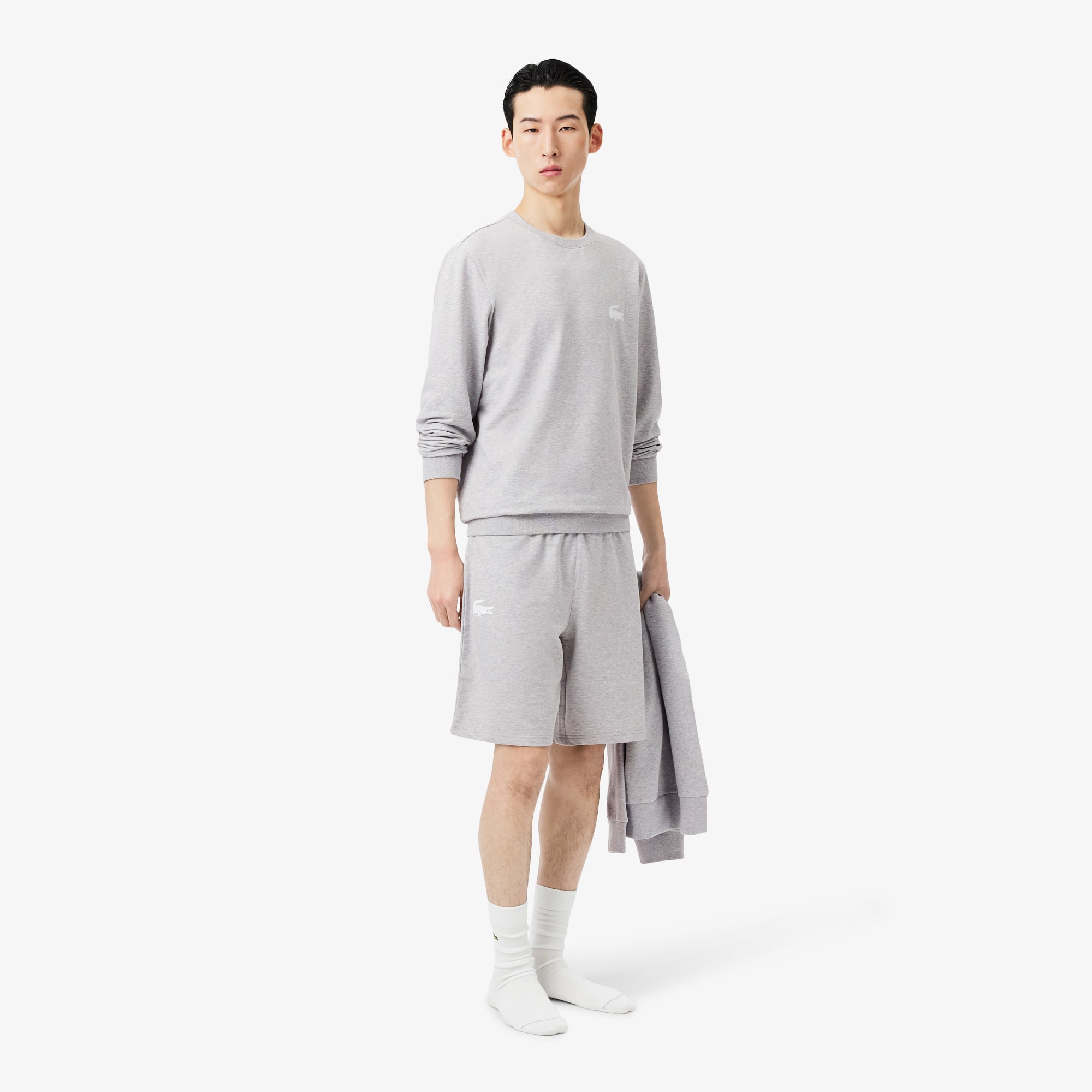 Men's Straight Fit Fleece Pajama Shorts