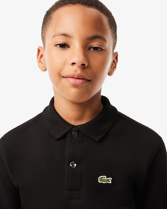 Kids' Long Sleeve Petit Piqué Polo