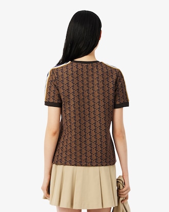 Women's Slim Fit Monogram T-Shirt