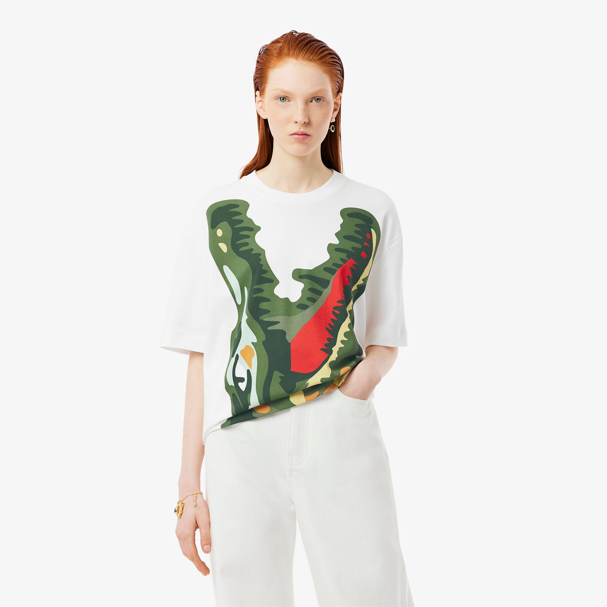 Men's Runway Crocodile Print T-Shirt - undefined - New In