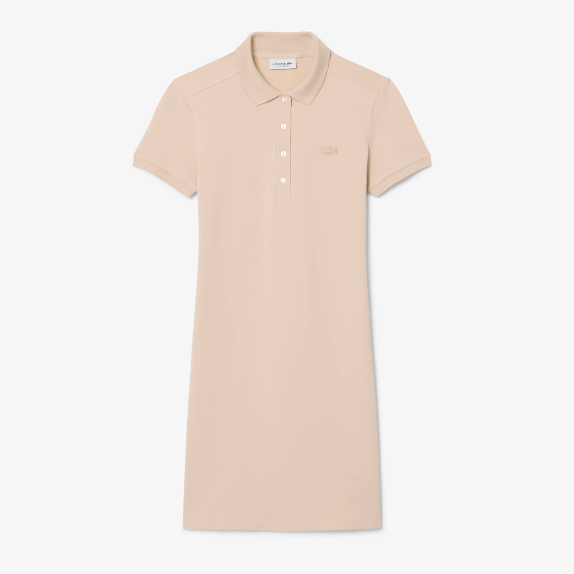 Women's Slim Fit Stretch Mini Piqué Polo Dress