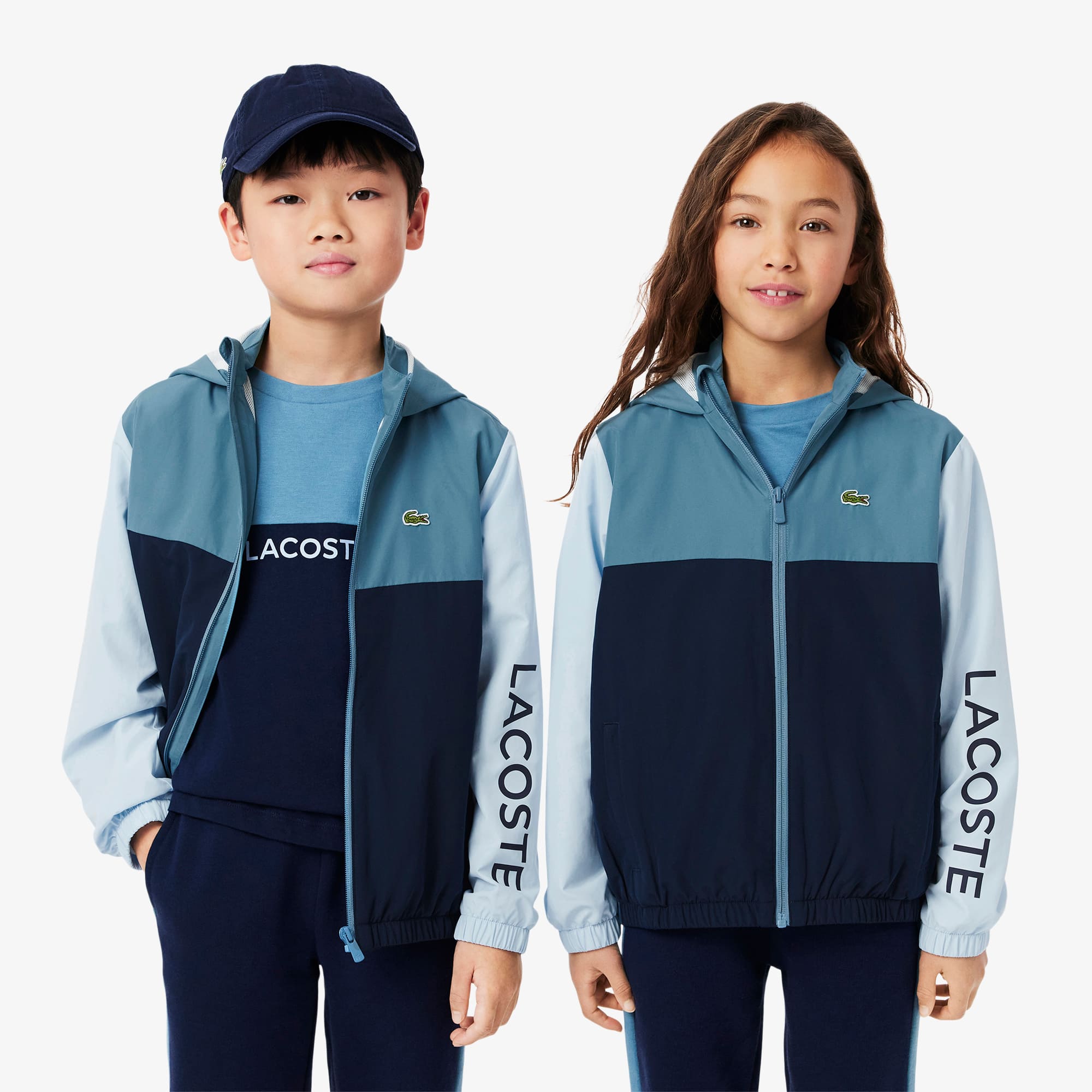 Kids' Zip-Up Water-Repellent Hooded Jacket - Teens Jackets