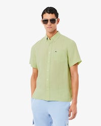 Men's Short Sleeve Linen Shirt  