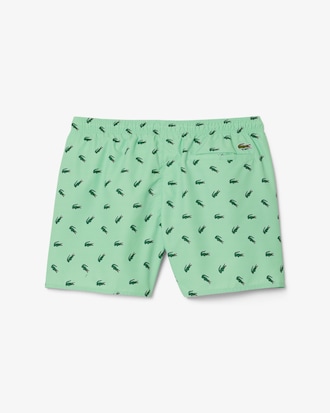 Men's Crocodile Print Swim Trunks