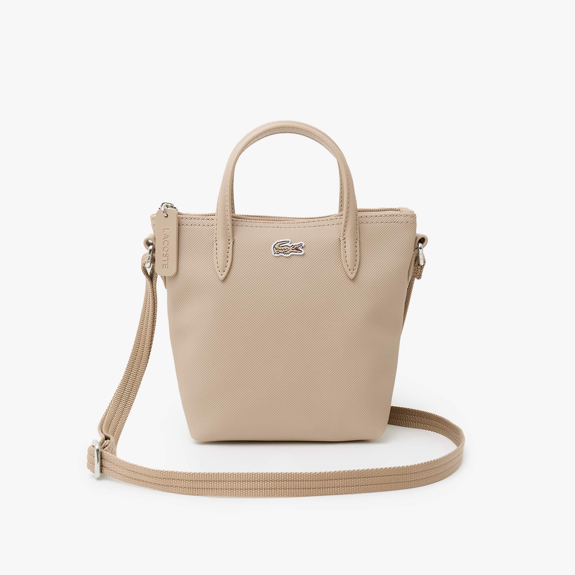 Lacoste Mini L.12.12 Concept Tote - One Size In Sand