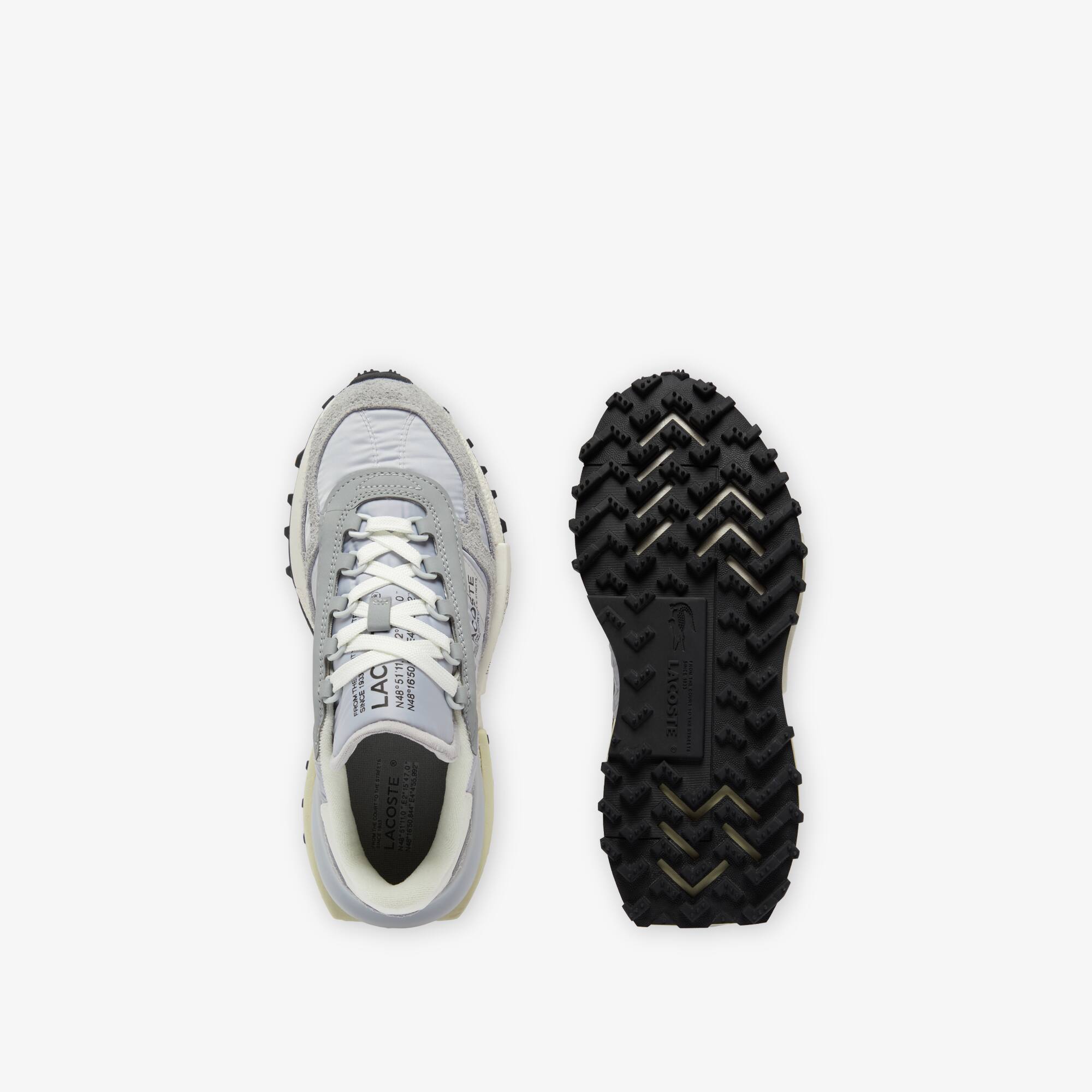 スニーカー Lacoste Black Fabric And Suede Elite Active Sneakers Lacoste Men's Lacoste Elite Active Textile Sneakers - Macy's